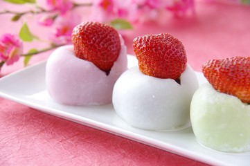 いちご大福　苺大福　苺　イチゴ　大福　和菓子　生菓子　スィーツ