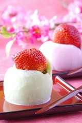 いちご大福　苺大福　苺　イチゴ　大福　和菓子　生菓子　スィーツ