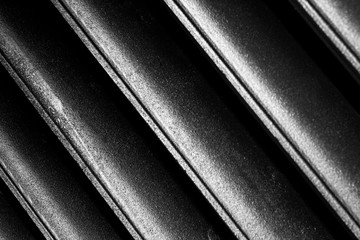 Old English cast iron heavy heating radiator Texture