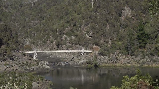 Alexandra Suspension bridge, Launceston, Tasmania, Australia