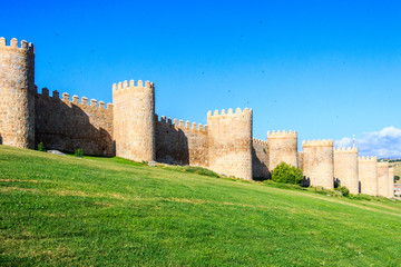 Fototapeta na wymiar Medieval city walls