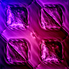 3d effekt - abstrakt metallisch lila rot fraktal grafik