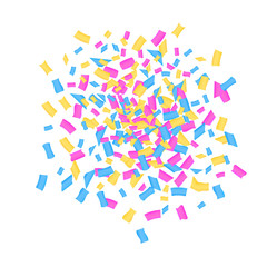 Multicolor confetti background