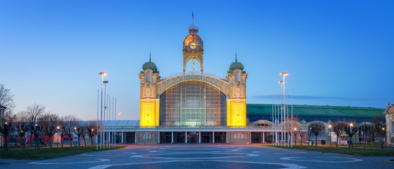 Panoramic view of exhibition Hall - Vystaviste Prague, Czech Republic
