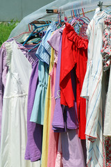 Clothes in agricultural fair