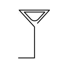 Wineglass Icon. Vector Illustration.