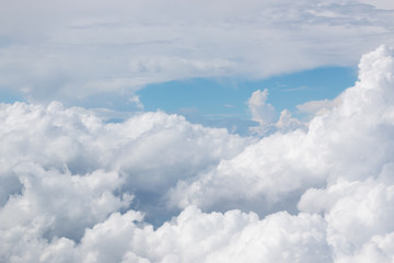 Obraz premium blue sky with clouds background.