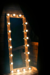 backlit mirror