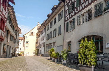 Fototapeta na wymiar Town of Steim am Rheim