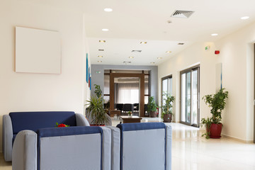 Hotel lounge interior