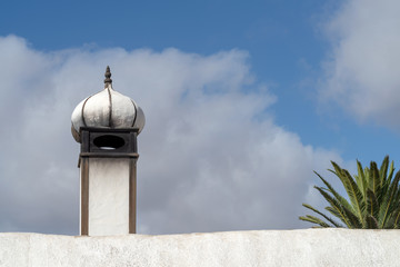 Canary, Spain, Typical Lanzarote chimney