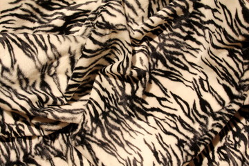 Textured background showing zebra print.