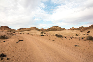 Fototapeta na wymiar wilderness landscape in Swakopmund Namibia
