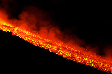 Etna, eruzione © Pietro Nicosia