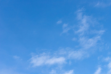 Blue sky with clouds background