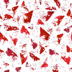Seamless pattern with grunge watercolor spots 