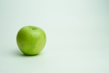 green apple isolated on white background