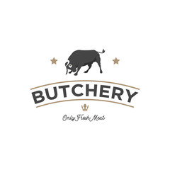 Butchery meat logo design inspiration