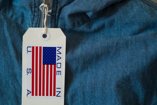 Made in USA paper label
