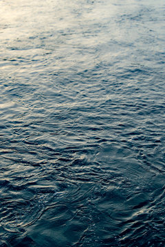 Blue and turquoise water with irregular wave structure