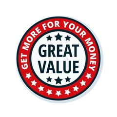 Great Value label illustration