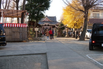 正月の神社　初詣