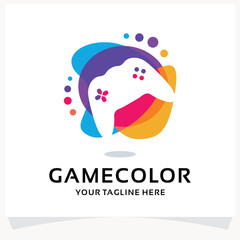 Game Joystick Logo Design Template Inspiration