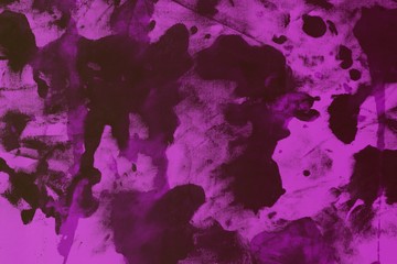 abstract old purple randomly painted canvas, fabric with color paint spots and blots texture for design purposes.