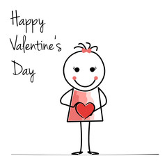 Gerta wünscht einen happy valentines day