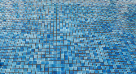 Close up swimming pool titles texture.