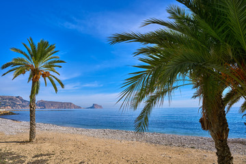 Obraz na płótnie Canvas Altea beach Playa La Roda in Alicante