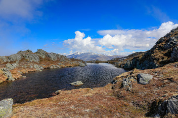 On a tour of Mosfjellet in Brønnøy municipality, Nordland county