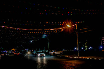 Fototapeta na wymiar The capital at night