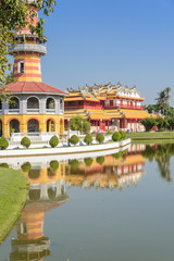 Palacio Bang Pa-in (Palacio de verano ) Ayutthaya, TAILANDIa. Aisawan Dhiphya-Asana, Bang Pa-In Royal Palace del rey Rama V (UNESCO World Heritage List, 1991), siglo XVII.