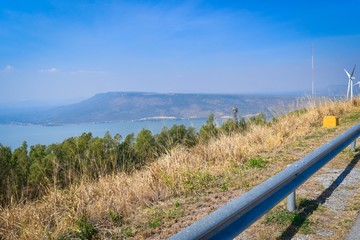 Fototapeta premium road on the mountain