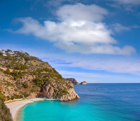 Fototapeta premium La Granadella beach in Javea of Spain