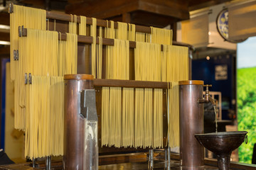 Vintage Wooden Pasta Production Plant, Italian Spaghetti