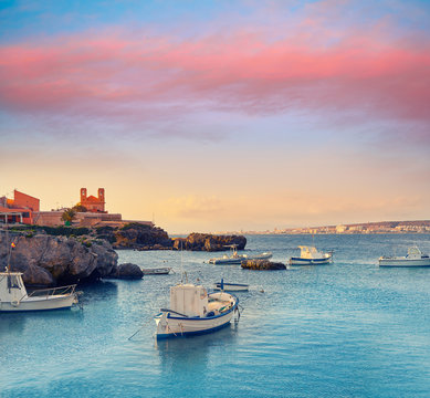Nova Tabarca island port in Spain