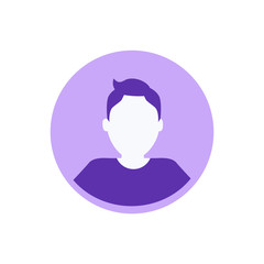 Person Private Userpic, Business Character Profile