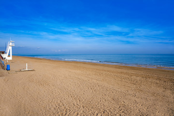 Playa de la Mata beach in Torrevieja Spain