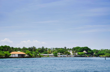 Carribean landscape on Isla Grande, Rosario Archipelago, Colombia, South America