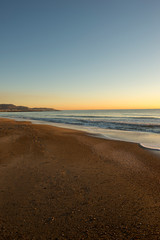 Sunrise on the coast of Benicasim, Castellon