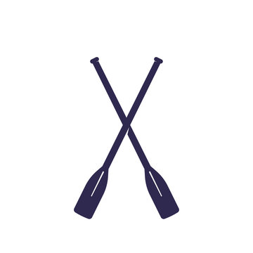 recommend clip art: oars vector illustration