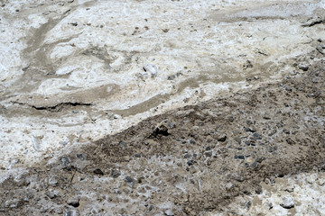 Dry land of Salt Creek trail. Death Valley National Park, California, USA