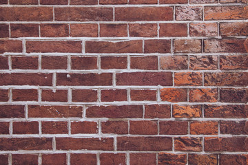 wall texture background. old red brick wall texture background