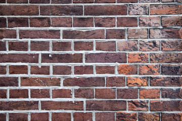 wall texture background. old red brick wall texture background