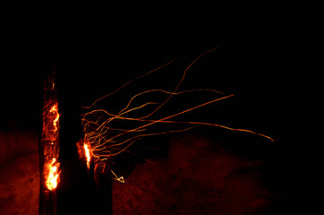 Sparks in the dark