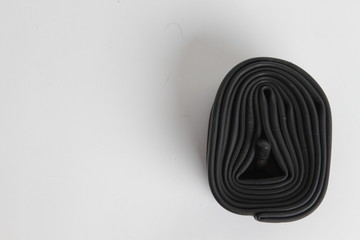 bicycle wheel camera on white background