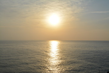 夕日
