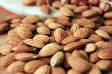 Almond on the table